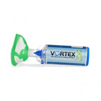 Антистатическая клапанная камера/спейсер VORTEX тип 051 с маской «Лягушонок» для детей старше 2 лет